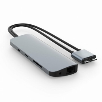 USB Centrmezgls Hyper HD392-GRAY