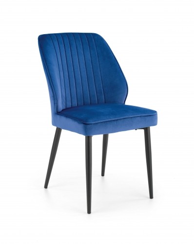 Halmar K432 chair color: dark blue image 1