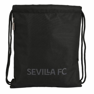 Sevilla FÚtbol Club Mugursoma ar lencēm Sevilla Fútbol Club Teen Melns (35 x 40 x 1 cm)