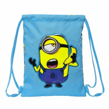 Сумка-рюкзак на веревках Minions Minionstatic Синий (26 x 34 x 1 cm)