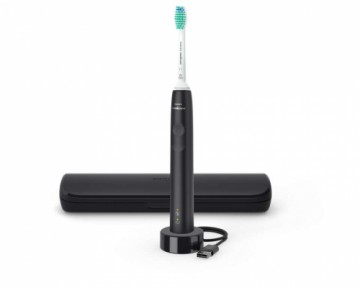 Sonicare PHILIPS 3100 Sonic elektriskā zobu birste, melna - HX3673/14