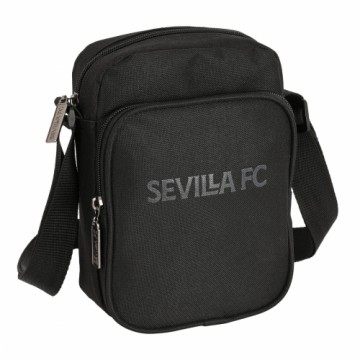 Sevilla FÚtbol Club Сумка на плечо Sevilla Fútbol Club Teen Чёрный (16 x 22 x 6 cm)
