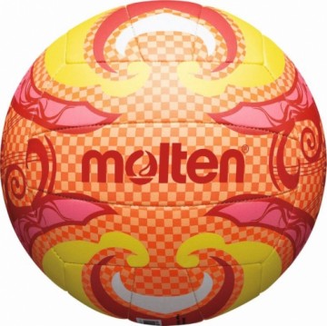 Волейбольный мяч для пляжа MOLTEN V5B1502-O, синт. кожа размер 5