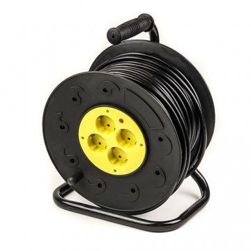 EXD Extension Cord with Reel 50m, 4 sockets, 3x2.5mm2
