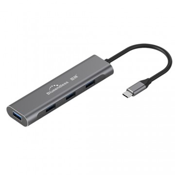 Extradigital Aдаптер USB Type-C - 4 x USB 3.0