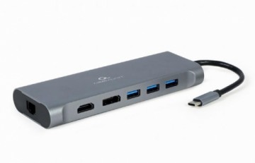 I/O ADAPTER USB-C TO HDMI/USB3/8IN1 A-CM-COMBO8-01 GEMBIRD