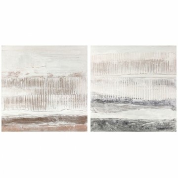 Glezna DKD Home Decor Abstrakts (100 x 3,7 x 100 cm) (2 gb.)