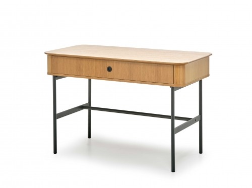 Halmar SMART B-1 desk color: natural oak - black image 2