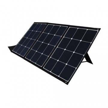 EXD Folding Solar Panel 120W, 2xUSB, QC3.0, with Adapters