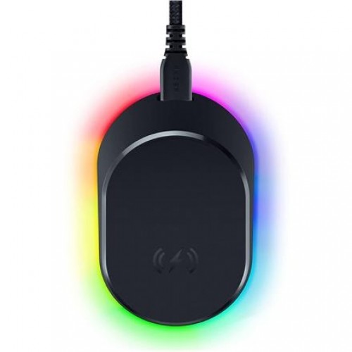 Razer Mouse Dock Pro + Wireless Charging Puck Bundle RGB LED light, USB, 	Wireless, Black image 1