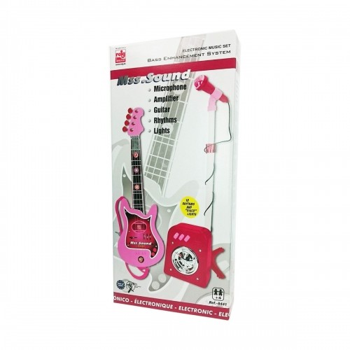 Детская гитара Reig Микрофон Розовый image 2