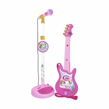 Детская гитара Reig Микрофон Розовый Принцессы Диснея