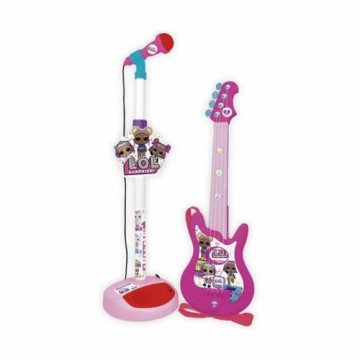 Детская гитара Reig Lol Surprise Микрофон Розовый