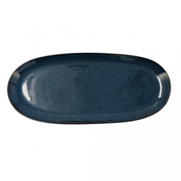 Pasniegšanas Plate Bidasoa Ikonic Keramika Zils (36 x 16 cm) (Pack 2x)
