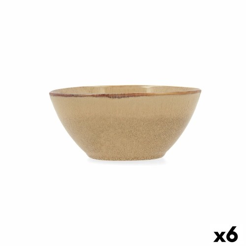 Bļoda Bidasoa Ikonic Keramika Brūns (15,8 x 15 x 7 cm) (Pack 6x) image 2