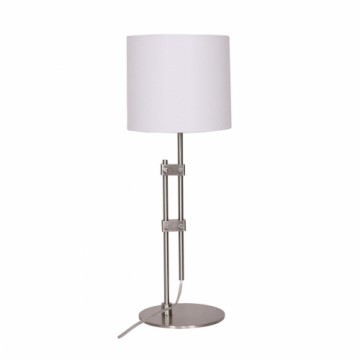 Galda lampa DKD Home Decor Sudrabains Metāls Balts Moderns (23 x 23 x 64 cm)
