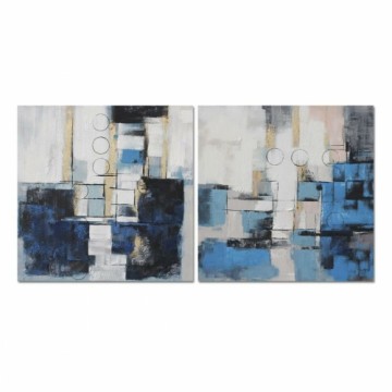 Glezna DKD Home Decor Abstrakts Moderns (100 x 2,8 x 100 cm) (2 gb.)