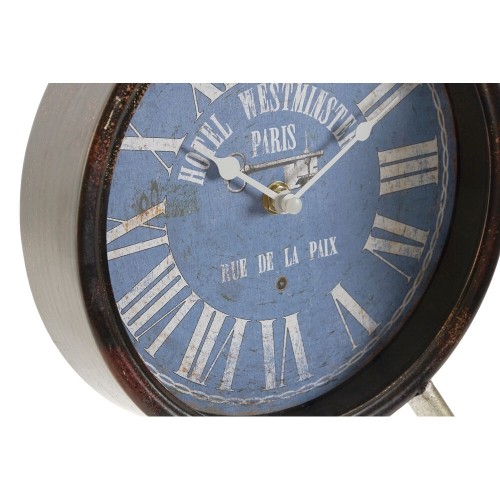 Настольные часы DKD Home Decor Stikls Melns Zils Metāls (20,5 x 5 x 24 cm) (2 gb.) image 2