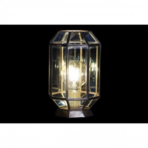 Galda lampa DKD Home Decor Stikls Zils Bronza 220 V Misiņš 50 W Moderns (18 x 19 x 29 cm) image 3