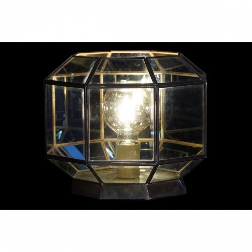 Galda lampa DKD Home Decor Stikls Zils Bronza 220 V Misiņš 50 W Moderns (29 x 29 x 25 cm) image 3