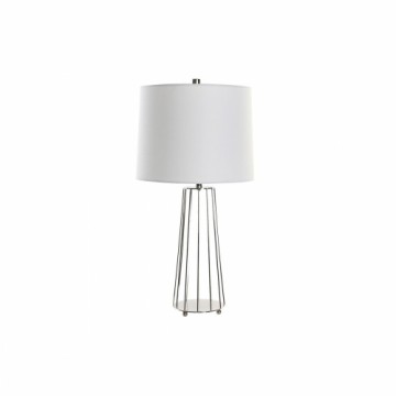 Galda lampa DKD Home Decor Metāls Poliesters Balts 220 V 50 W (33 x 33 x 66 cm)