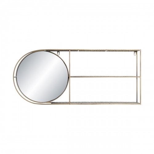 Sienas spogulis DKD Home Decor spogulis Bronza Metāls Moderns (80 x 13 x 35 cm) image 1