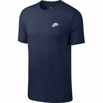 Vīriešu Krekls ar Īsām Piedurknēm Nike AR4997-410 Jūras