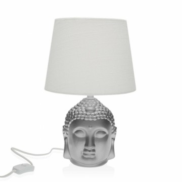 Galda lampa Versa Sudrabains Buda Porcelāns (21 x 33 x 21 cm)