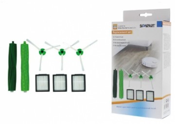 Scanpart Replacement set suitable for iRobot Roomba e5, e6, i7, i7+