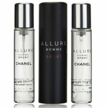 Set muški parfem Chanel Allure Homme Sport EDT 3 Daudzums