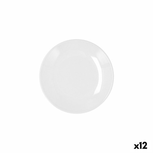 Тарелка Bidasoa Glacial Coupe Керамика Белый (16,5 cm) (Pack 12x) image 2
