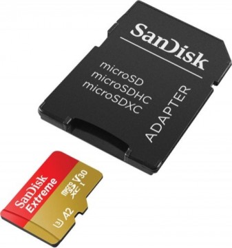 Sandisk Extreme microSDXC 512GB 190/130 MB/s A2 V30 U3