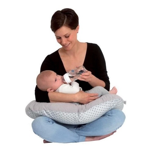 Breastfeeding Cushion Tineo Polka Dots Pelēks image 3