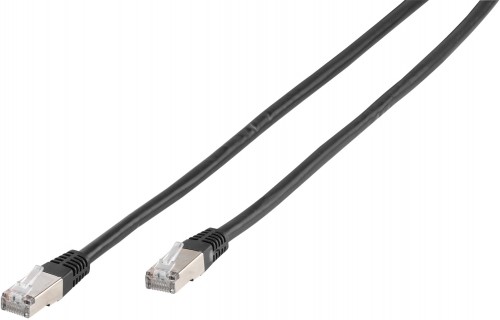 Vivanco network cable CAT 6 2m, black (45316) image 1