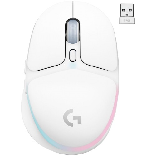 LOGITECH G705 LIGHTSPEED Wireless Gaming Mouse - OFF-WHITE - EER2 image 3