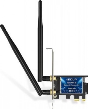 EDUP EP-9651 Wi-Fi 6E PCIE Cетевая карта / AX3000 / Intel AX210 / Bluetooth 5.2