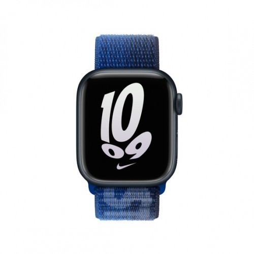 Apple Nike sport band in Game Royal/Midnight Navy color for 41 mm case image 3