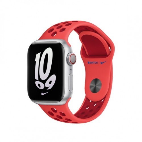 Apple Bright Crimson/Gym Red Nike Sport Band for 41mm image 2