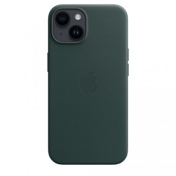 Apple Case iPhone 14 leather Forest green