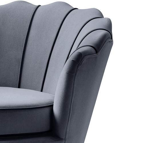 Halmar ANGELO leisure armchair grey / black image 3