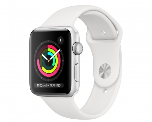Apple Watch Series 3 42mm GPS, Silver (lietots, stāvoklis B) image 1