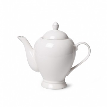 Fissman Чайник заварочный ALEKSA 1100мл, цвет белый (фарфор)