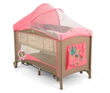 Milly Mally Mirage Delux crib pink fudge