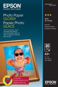 Epson Photo Paper Glossy A3+ 20 sheets 200g/mkw
