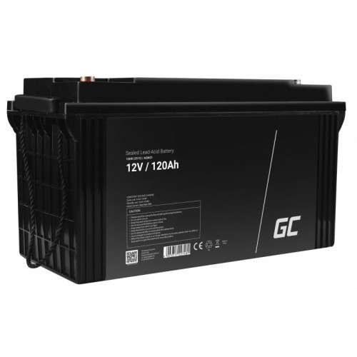 Green Cell Battery AGM VRLA 12V 120A image 1