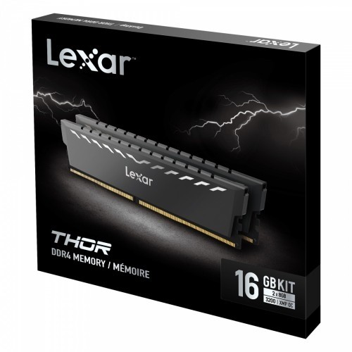 Lexar DDR4 THOR Gaming Black 16GB(2 8GB)/3200 image 2