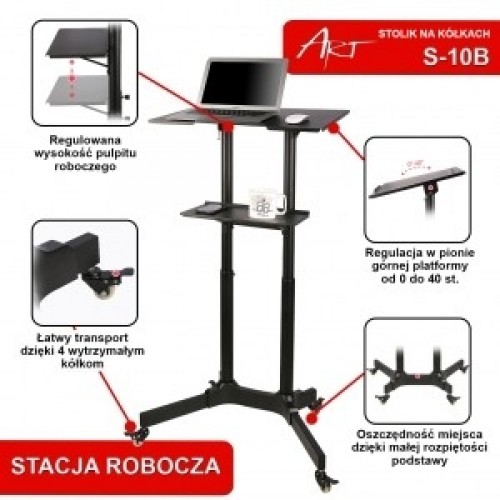 ART Workstation for notebook / projector S-10B image 5
