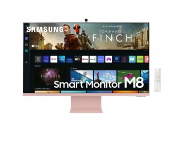 LCD Monitor|SAMSUNG|S32BM80PUU|32"|4K|Panel VA|3840x2160|16:9|60Hz|4 ms|Speakers|Camera|Height adjustable|Tilt|Colour Pink|LS32BM80PUUXEN
