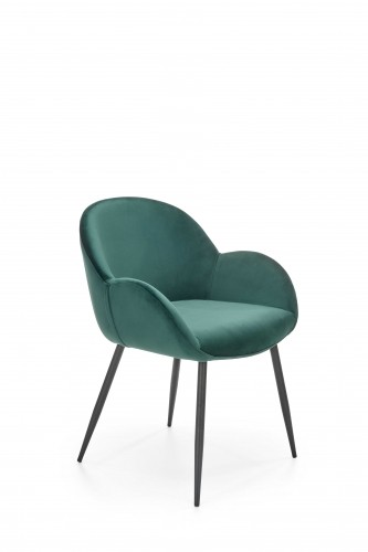 Halmar K480 chair dark green image 1