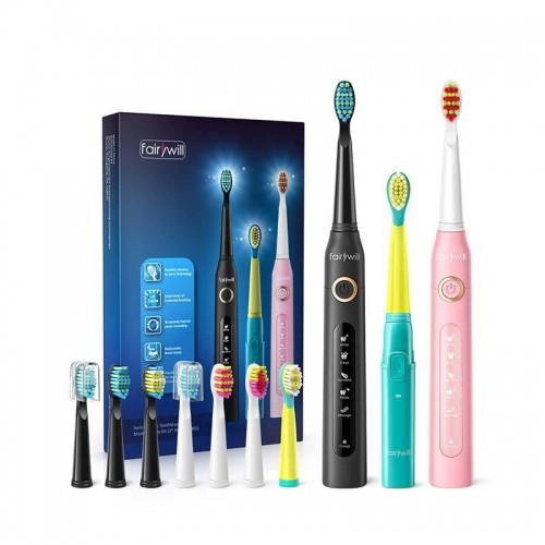 Family sonic toothbrush set with tip set FairyWill  FW-507 image 1